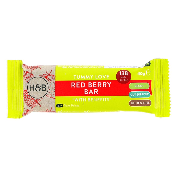 Holland & Barrett Tummy Love Red Berry Bar with Benefits 40g